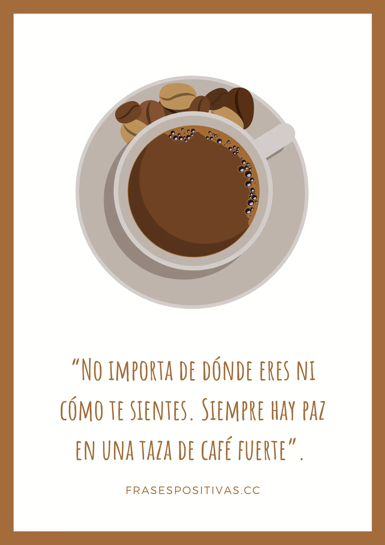 Frase de Cafe Por la Mañana