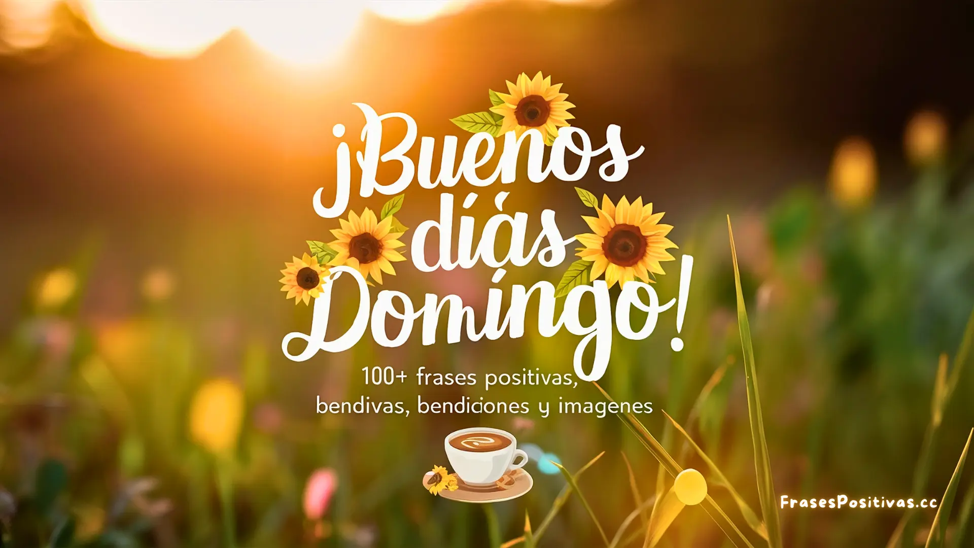 ¡Buenos Días Domingo! 100+ Frases Positivas, Bendiciones y Imágenes